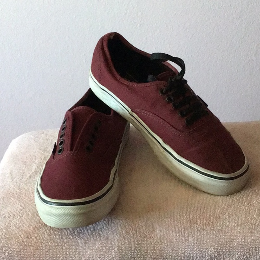 Maroon vans
